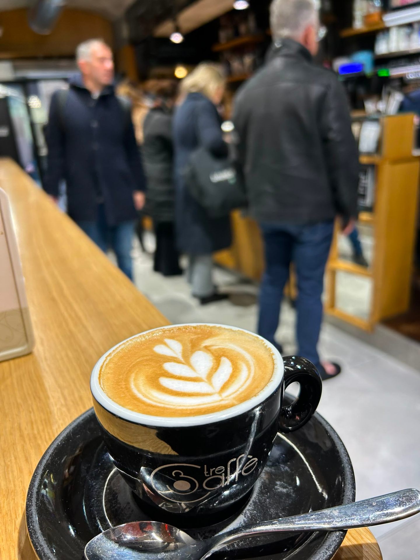 Cappuccino with latte art